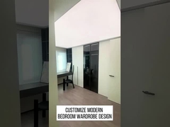 Personaliza el diseño del armario moderno de la habitación