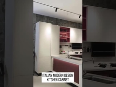 Gabinete de cocina de diseño italiano moderno