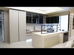 Diseño de gabinetes de cocina inteligentes de sala de exposición