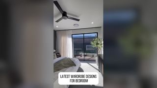 Último diseño de armario para dormitorio.