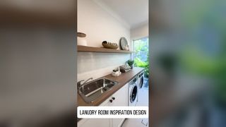 Diseño de inspiración para cuarto de lavado.