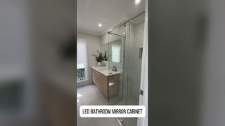 Cabinet de espejos de baño con led