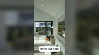 Sala de estar de diseño de hogar moderno.