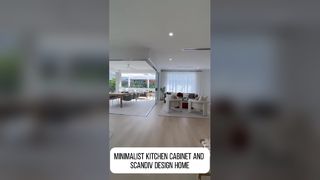 Mueble de cocina minimalista y casa de diseño scandiv.