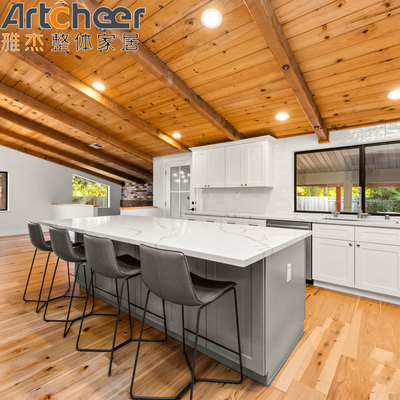 comprar Material de escritorio de resina gabinete de cocina completo conjunto en estilo Hamptons con 2 puertas fabricación en línea