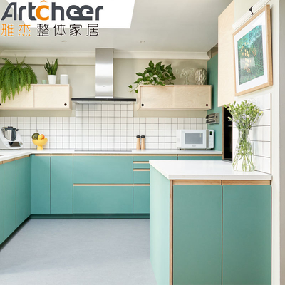 comprar Armarios de cocina con acabado de laca duradera de isla y material de grado E1 de diseño moderno fabricación en línea