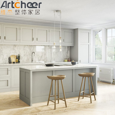 comprar Armarios de cocina de estilo americano con color personalizado y carcasa de madera contrachapada fabricación en línea
