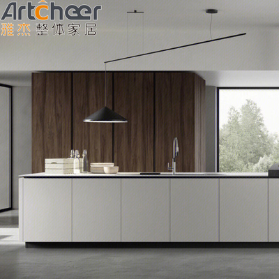 comprar Ofrece armarios de cocina duraderos de MDF configurados para los requisitos de su cliente fabricación en línea