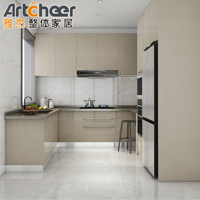comprar Conjuntos completos de gabinetes de cocina de madera de acero inoxidable para opciones de color personalizadas fabricación en línea