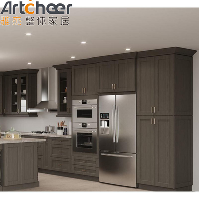 comprar Set de gabinete de cocina de madera moderno de color personalizado para renovación de cocina duradera fabricación en línea