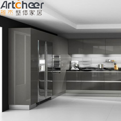 comprar Armario de cocina laminado Modelo Modular de diseño listo para montar en forma de U fabricación en línea