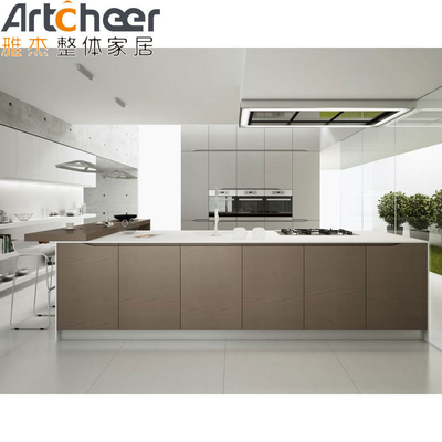 comprar Armario de cocina con encimera de borde suavizado y material acrílico puro fabricación en línea