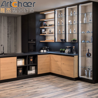 comprar Artcheer Classic Cabinet de cocina de madera de diseño moderno con puertas de cartón de partículas de grado E0 fabricación en línea