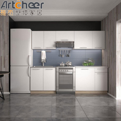 comprar HPL / HPDL gabinetes de cocina de puertas conjuntos completos con estilo moderno y base del fregadero duradero fabricación en línea