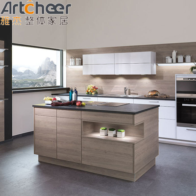 comprar Muebles de cocina modernos de madera contrachapada Set de gabinete para el almacenamiento de la despensa completa en alta demanda fabricación en línea