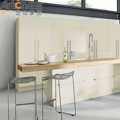 comprar Elegante gabinete de cocina de diseño moderno con contenedor de basura y cesta de estilo euro fabricación en línea