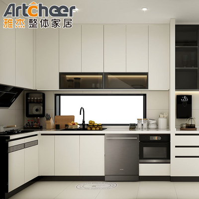 comprar Armarios de cocina de madera sólida con accesorios de fregadero modernos y con estilo fabricación en línea