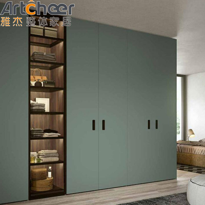 comprar Armario de dormitorio minimalista moderno con diseño simple y asas de armario fabricación en línea