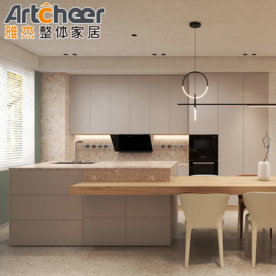 comprar Armario de cocina de pared modular de diseño italiano Muestra de muebles de carilla de lujo personalizados fabricación en línea