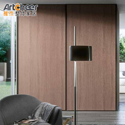 comprar No plegado sensor moderno porta corredera de madera porta corredera de vidrio armario para muebles de dormitorio fabricación en línea