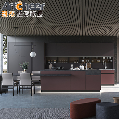 comprar Muebles de cocina Armarios modulares en diseño moderno para contenedores Casa de villa Color Bodex fabricación en línea