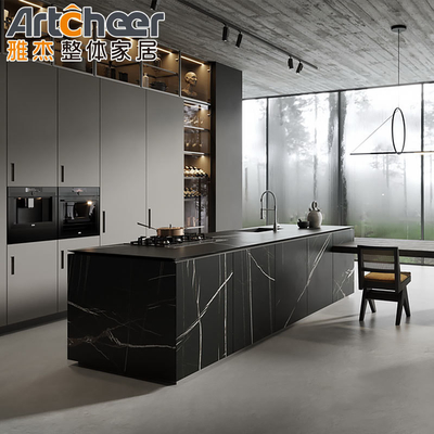 comprar Cabinetero de cocina de madera maciza de forma I Armoires de despensa de chapa de madera para su cocina fabricación en línea