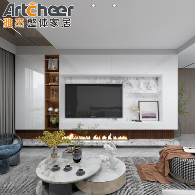 comprar Armoires de TV de madera de alta calidad E1 Diseños de muebles para salones modernos fabricación en línea