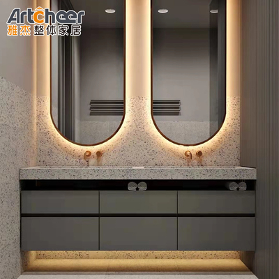 comprar Espejo tradicional de Hollywood, antiguo baño flotante con espejo incluido. fabricación en línea