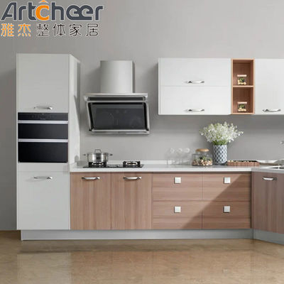 Mini gabinete de cocina moderno y elegante con organizador de almacenamiento y puerta de madera duradera