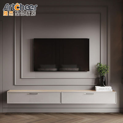General PANEL Cabinet de TV de estilo de madera de combinación moderna colgando de la pared para muebles para el hogar